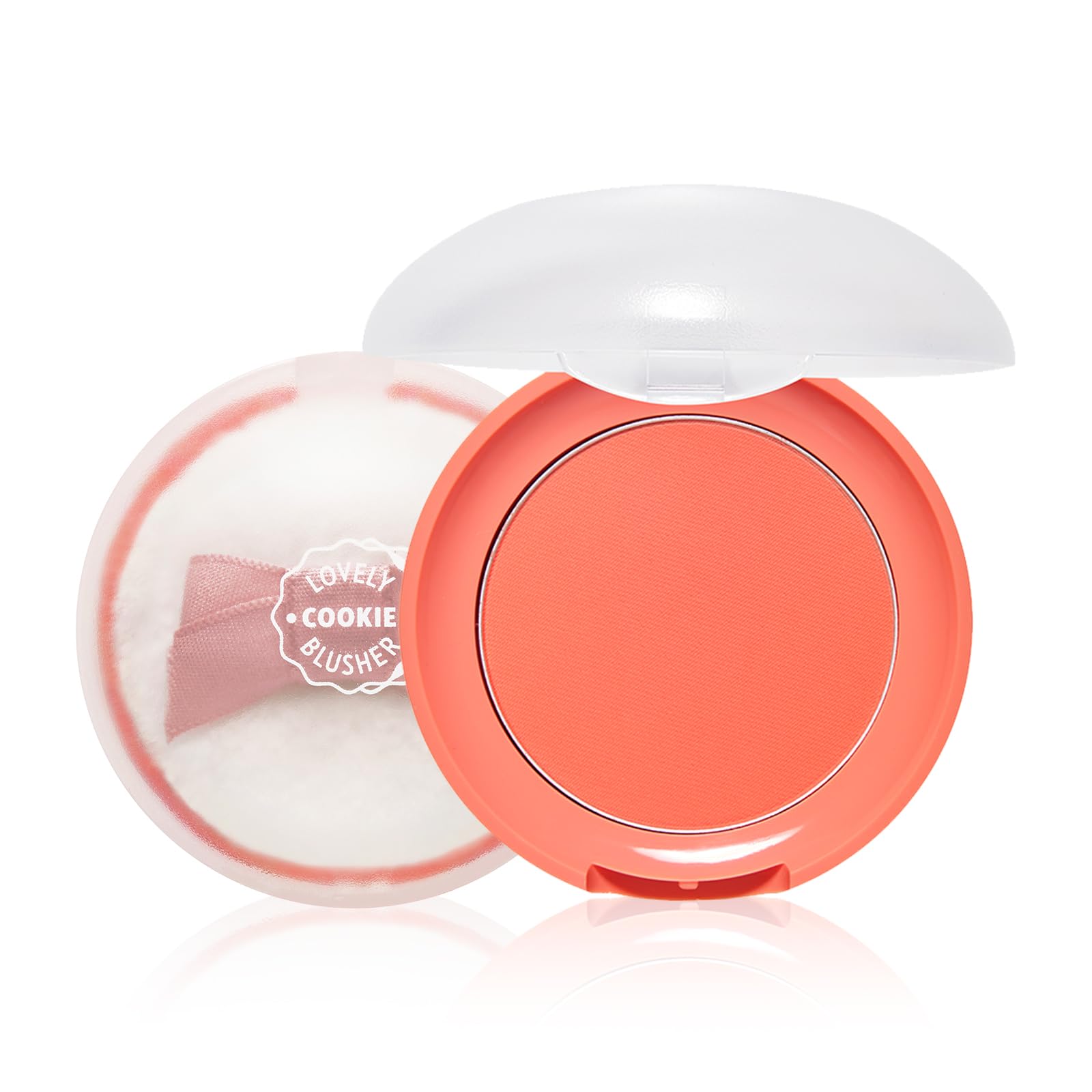 ETUDE Lovely Cookie Blusher #BE101 Ginger Honey Cookie 4g | Glowing & Natural Powder Blush with Long-Lasting Sebum Control | Easy Application | Puffy Cushion for a Lovely Makeup Look