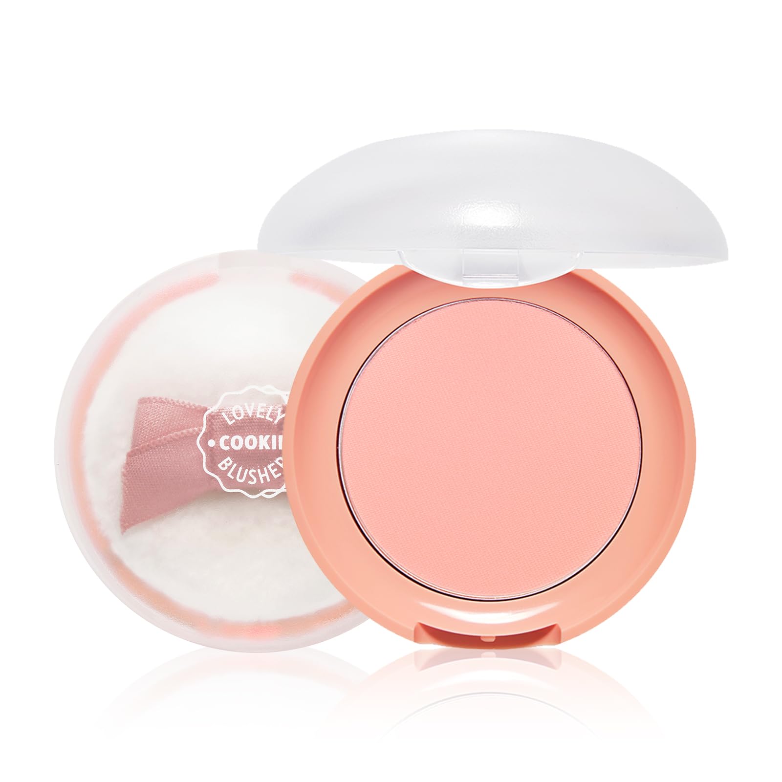 ETUDE Lovely Cookie Blusher #BE101 Ginger Honey Cookie 4g | Glowing & Natural Powder Blush with Long-Lasting Sebum Control | Easy Application | Puffy Cushion for a Lovely Makeup Look