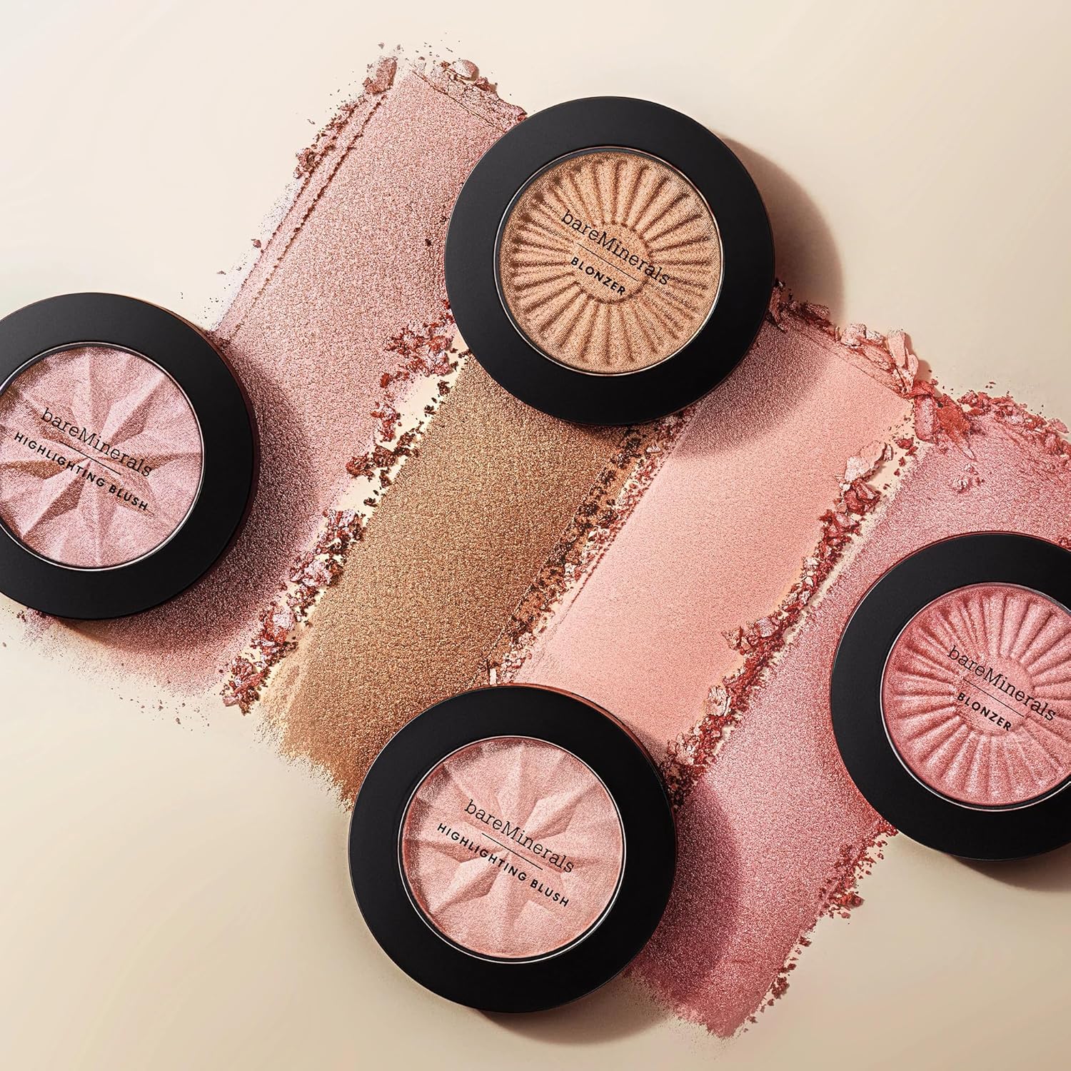 bareMinerals Gen Nude Highlighting Blush, 2-in-1 Blush & Highlighter Hybrid, Silky Blendable Face Makeup, All-Day Wear, Luminous Finish, Talc-Free, Vegan